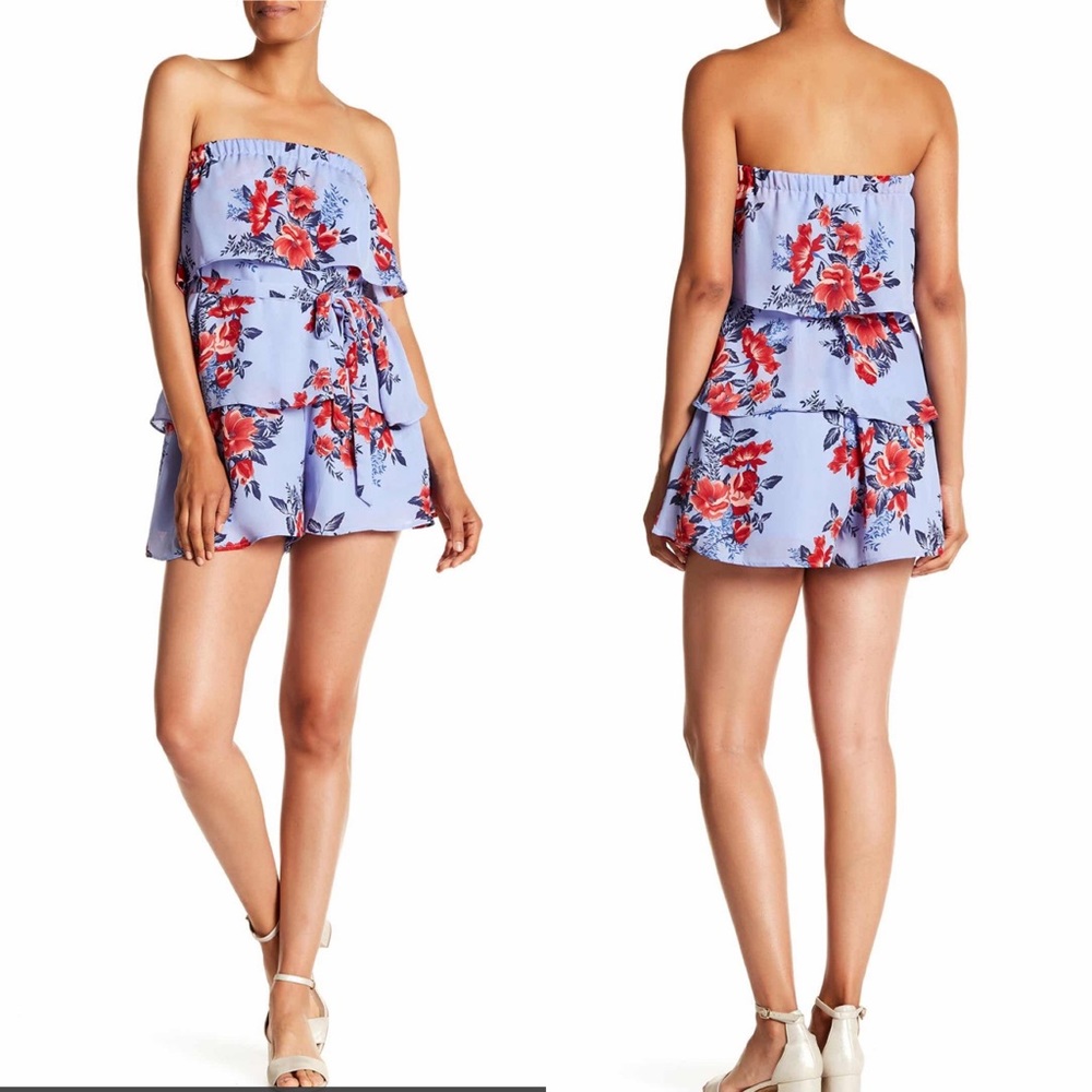 Parker Shioban Romper Nordstrom Lilac Floral Print